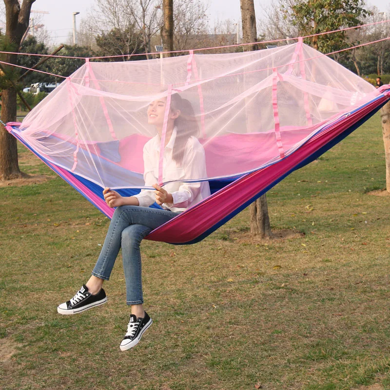 

Hammock Furniture Swing Hammock tent Hanging chair Garden swing Double hammock Portable mosquito net hammock Polyester fiber