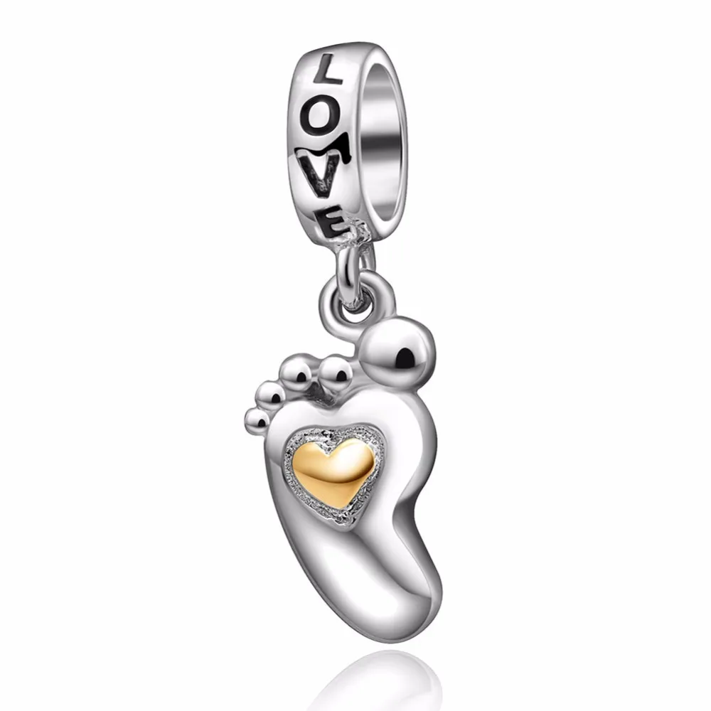 Подвеска в виде сердца Soulbead из стерлингового серебра 925 пробы подходит для