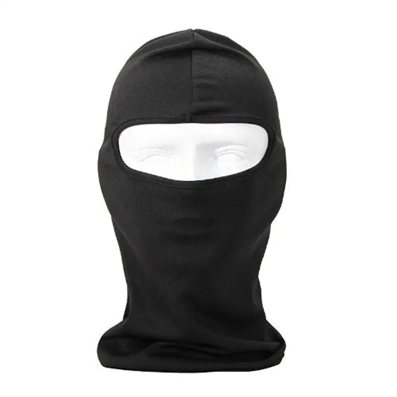 

HobbyLane Uherebuy Motorcycle Cycling Sport lycra Balaclava Full Face Mask For Sun UV Protection (Black)