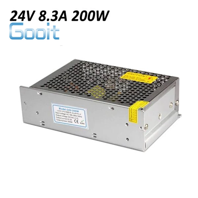 

200W Switching Power Supply 180-260V To 24V 8.3A For LED Strip Light