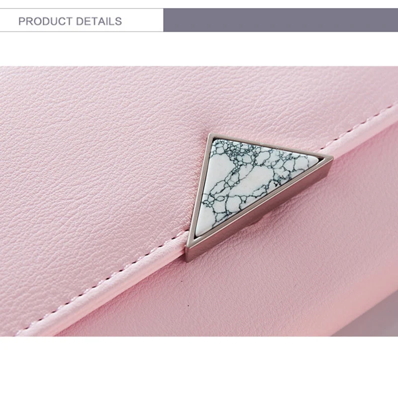 2017 Brand Lovely Leather Long Women Wallet Girls Change Clasp Purse Female Money Coin Card Holders Lady Clutch Wallets Carteras