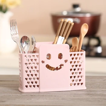 

Kitchen Draining Rack Cage Cutlery Chopsticks Spoon Holder Storage Box Plastic NewBrand New
