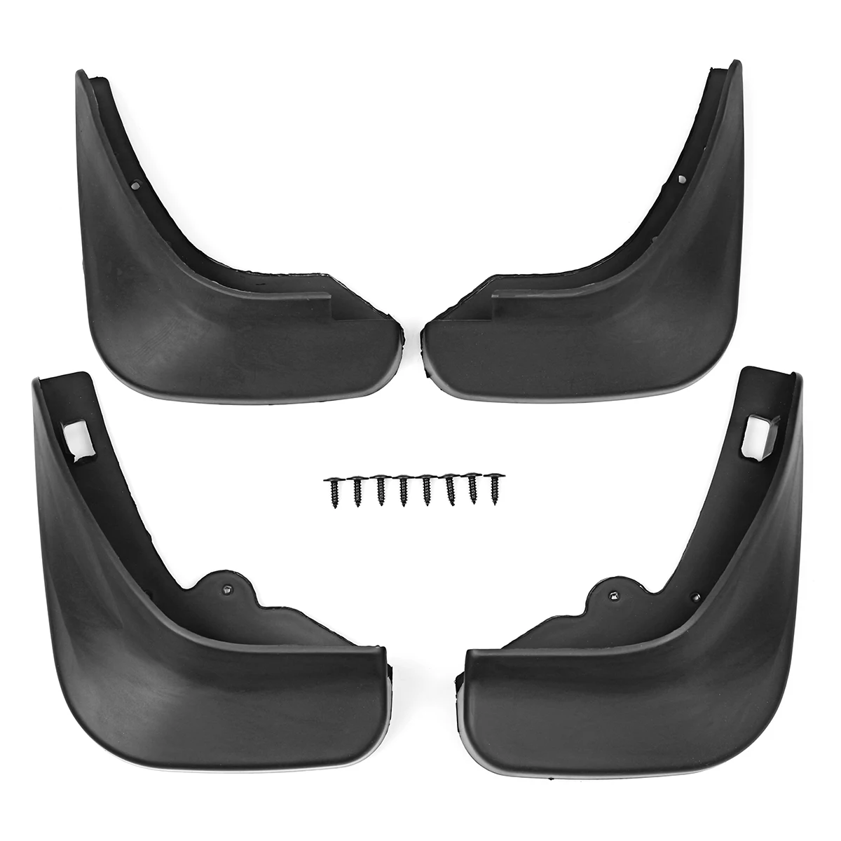black mudguards