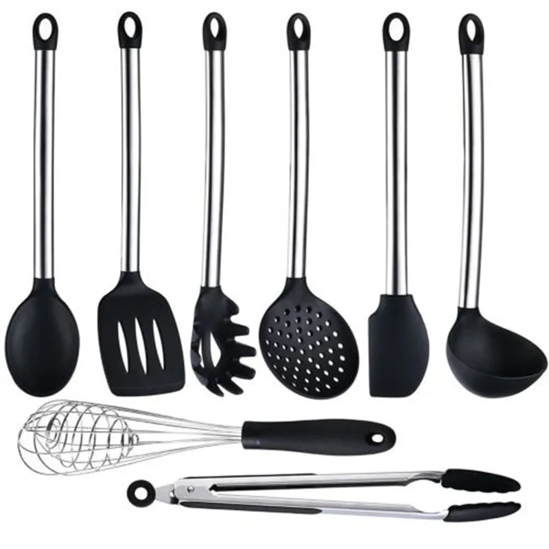 2018 Modern New Fashion Kitchen Utensils - 8 Piece Cooking Utensils - Nonstick Utensil Set - Silicone 2018 Modern New Fashion Kitchen Utensils - 8 Piece Cooking Utensils - Nonstick Utensil Set - Silicone