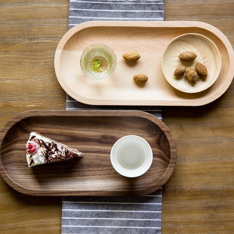 black walnut quality wooden serving trays home storage trays creative decorative tea fruit dessert tableware tray japan style - Decorative Serving Trays black walnut quality wooden serving trays home storage trays creative decorative tea fruit dessert tableware tray japan style - Decorative Serving Trays