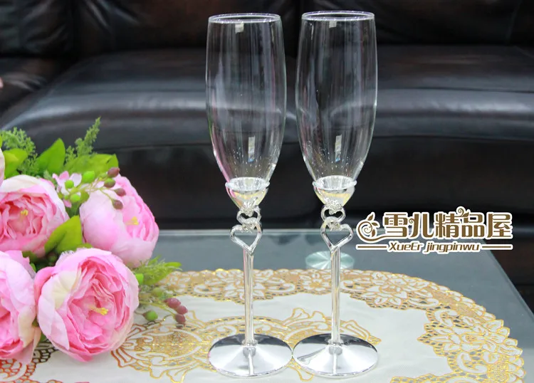 Вина чашки свадьба чашки стекла алмаз для чашки из Роскошные модные подарки Кубка шампанского