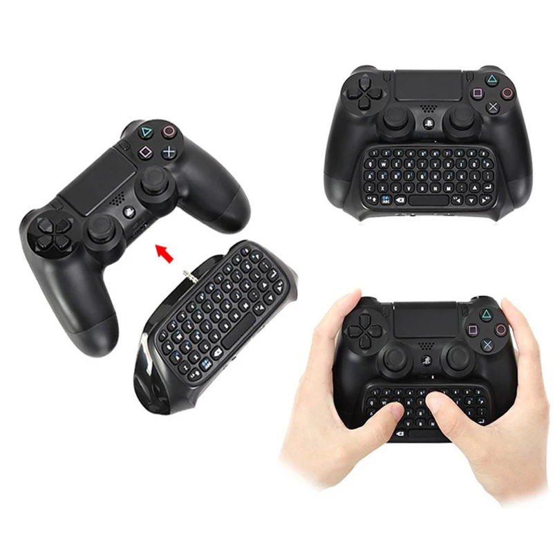verhouding Verwarren Teken een foto PS4 Gamers Digitale Mini Bluetooth Keyboard Chatpad toetsenbord voor  Playstation 4 Slanke Pro PS 4 Controller Accessoires 3.5mm Jack|Speel pads|  - AliExpress
