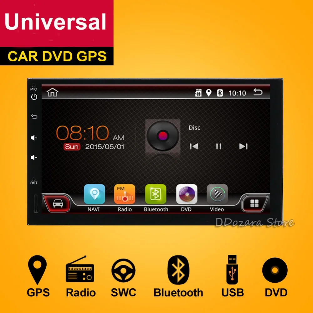 

2 Din Android 7.1 Universal Car DVD MP5 Player Autoradio Bluetooth Car Stereo Stereo Radio Bluetooth USB/SD for Universal Cars