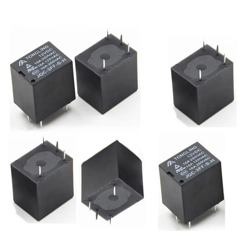 

T73 relay 10A 12V normally open small electromagnetic relay automobile relay quadruped relay