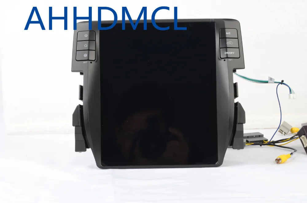 Sale Car PC PAD Tesla Style Multimedia Player Android 7.1 GPS For Civic 2016 2017 2018 6