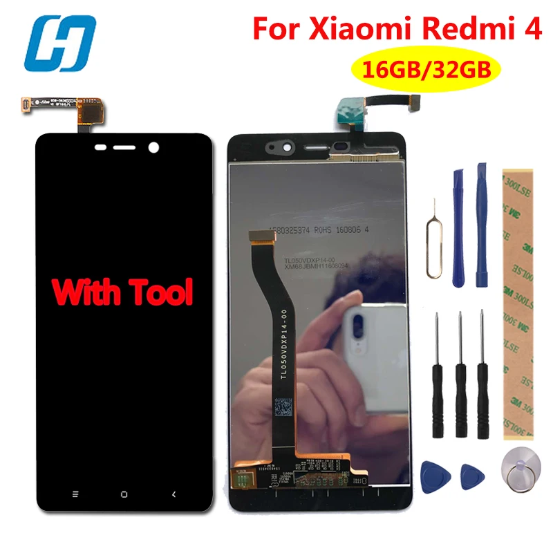For Xiaomi Redmi 4 Pro Prime LCD Display Touch High Quality 100 New Digitizer Screen Glass