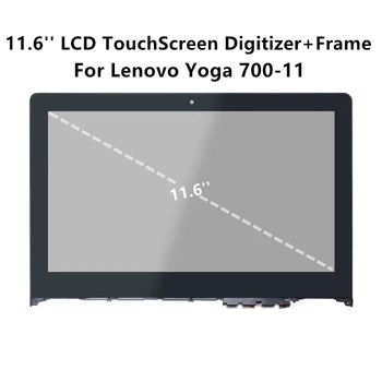 

FTDLCD 11.6'' LED LCD TouchScreen Digitizer Laptop Assembly+Frame For Lenovo Yoga 700-11 700-11ISK 80QE 80QE000JUS 1080P