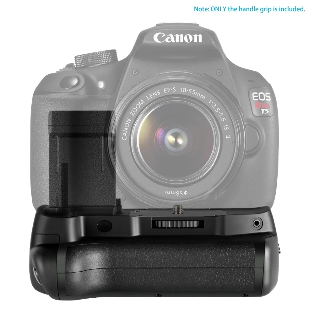 Вертикальный батарейный блок для Canon EOS 1100D 1200D 1300D Rebel T3 T5 T6|vertical battery grip|battery gripneewer