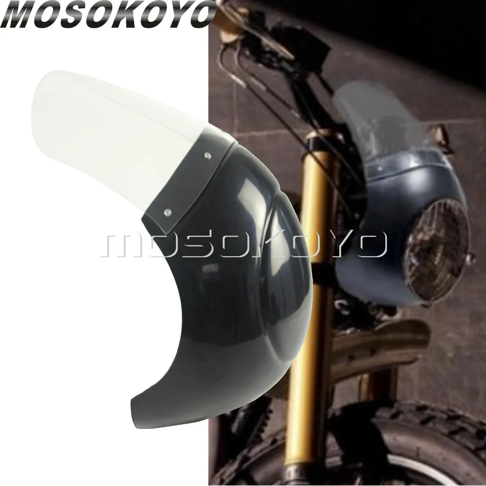 Uncut мотоцикл 7 &quotфара обтекатель Cafe Racer маска фару ветровое стекло для Harley Chopper