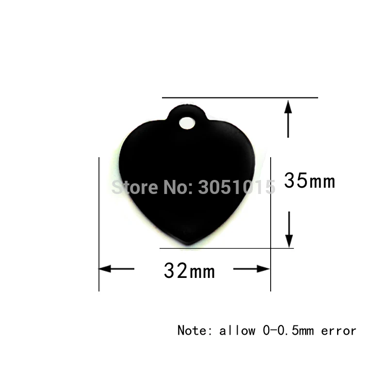 20 шт под заказ имя телефона NO. Идентификационные бирки кошка Шарм домашний питомец с индивидуальной надписью поставки Алюминиевая бирка с адресом для домашних животных в форме сердца собака Id бирка