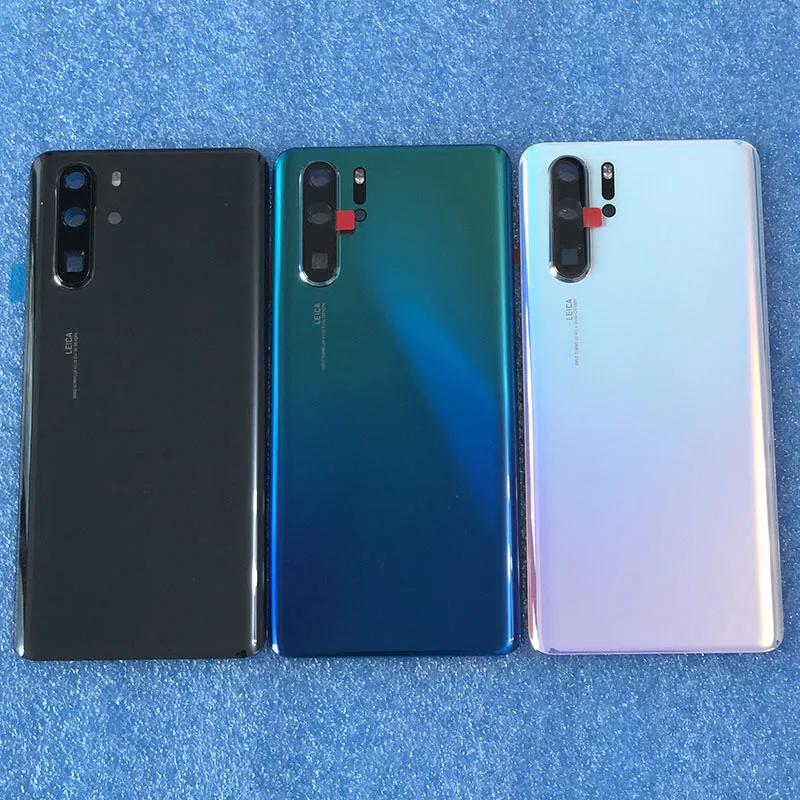 Для 6,4" huawei P30 Pro Axisinternational стеклянная задняя крышка для батареи Чехол для задней панели+ стеклянная линза+ вспышка+ оригинальная наклейка