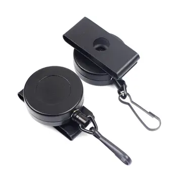 

6cm Telescopic Steel Wire Rope Key Anti Lost Tool With Carabiner Secure Belt Buckle