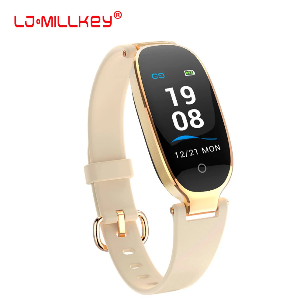 

Color Screen Waterproof Smart Watch Women Ladies Heart Rate Monitor Smartwatch relogio inteligente For Android IOS reloj
