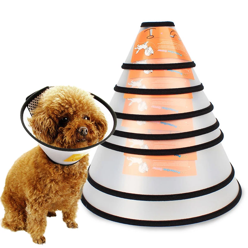

5 Size Pet Head Cover Plastic and Flannel 1Pcs Fashion hairdressing Pet Bath Skin disease feeding medicine necessity