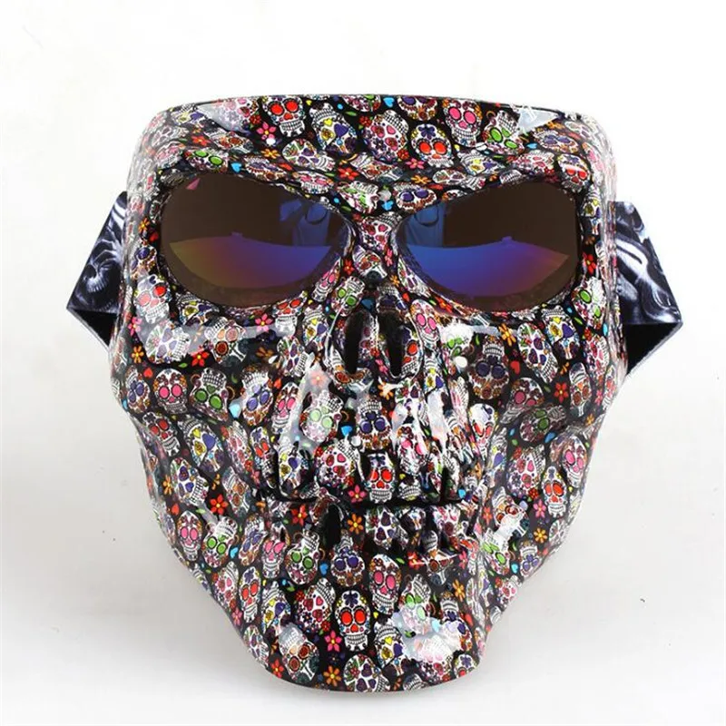 

Halloween Skull Mask Cosplay Costumes Accessories Motorcycle Dust Mask Fancy
