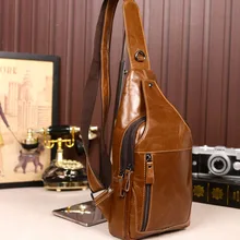 Chu JJ винтажные мужские нагрудные сумки из натуральной кожи на плечо мужская дорожная сумка мужская сумка-мессенджер