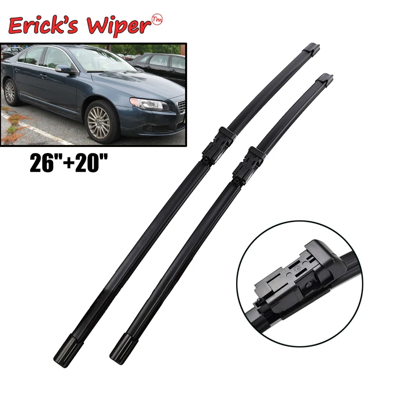 Передние щетки стеклоочистителя Erick's LHD для Volvo S80 2006 - 2014 лобовое стекло 26 ''+