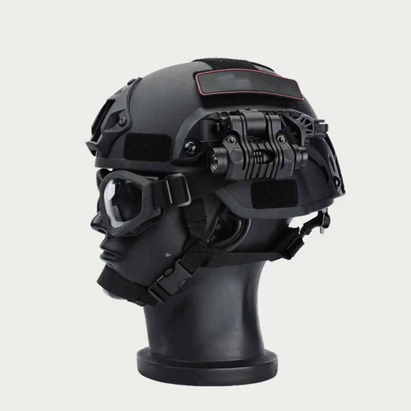 Tanie Taktyczny kask wojskowy sprzęt airsoft Paintball osłona głowy z noktowizorem kamera sportowa góra i T8