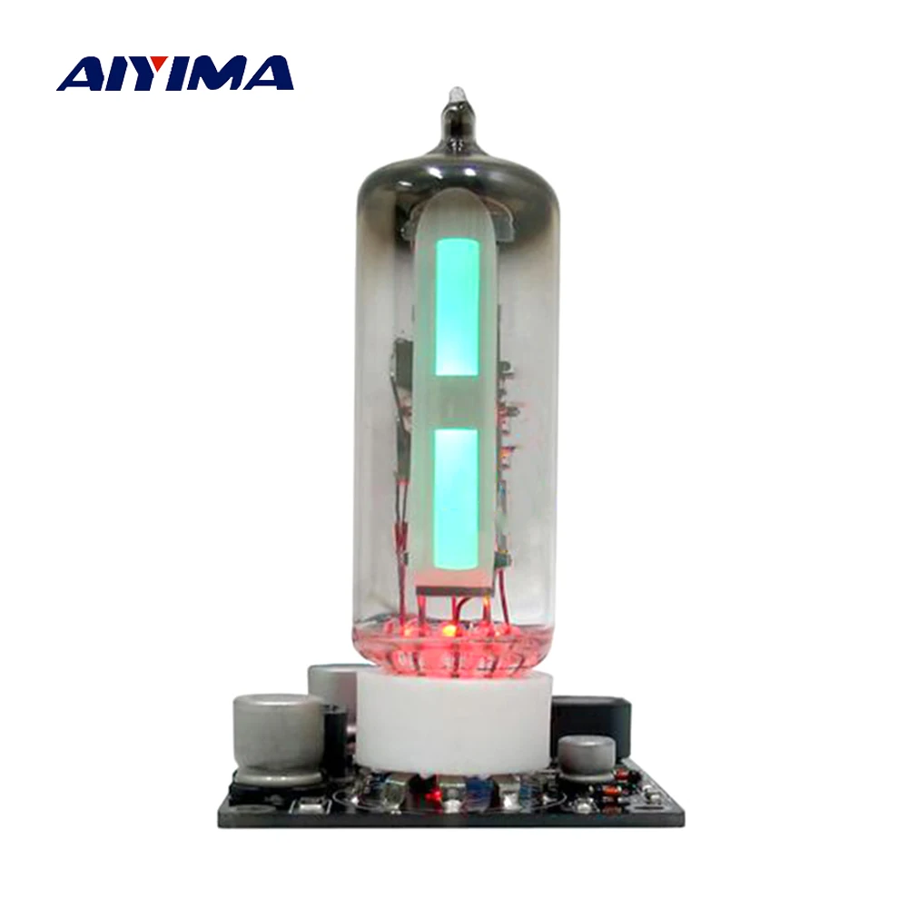 Aiyima 6E2 Tube Drive Pre-amplifier Board DAC Audio LED Level Indicator Harmonic Tube Magic Eye