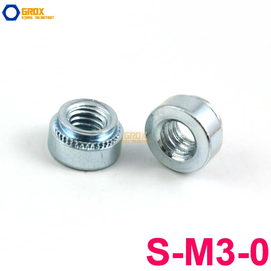 

250 Pieces S-M3-0 Steel Self Clinching Nut Galvanized