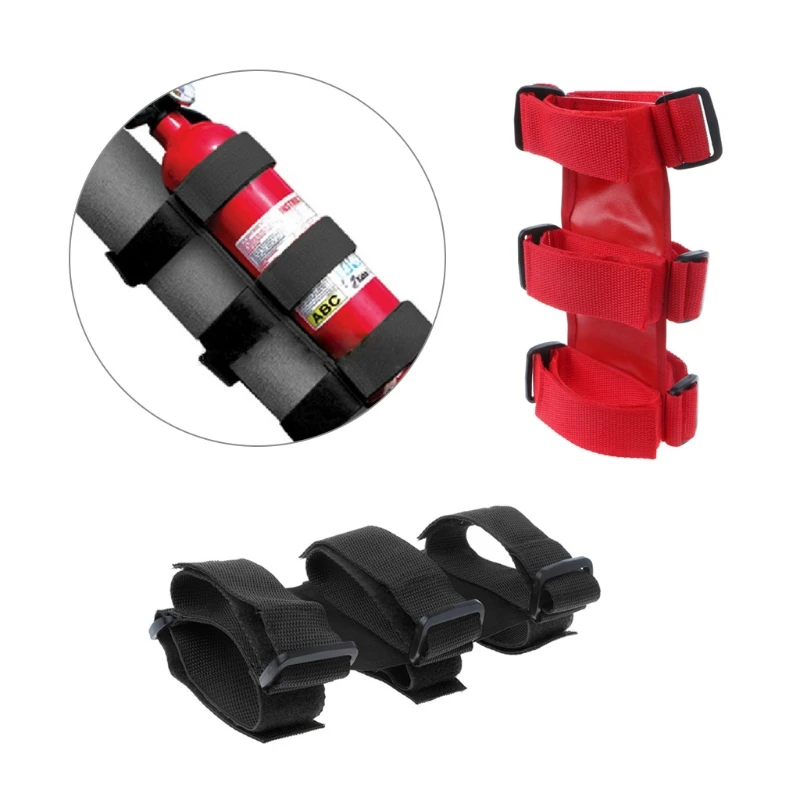 

Nylon Bar Fire Extinguisher Holder Strap Safety Protection Kit for Jeep Wrangler