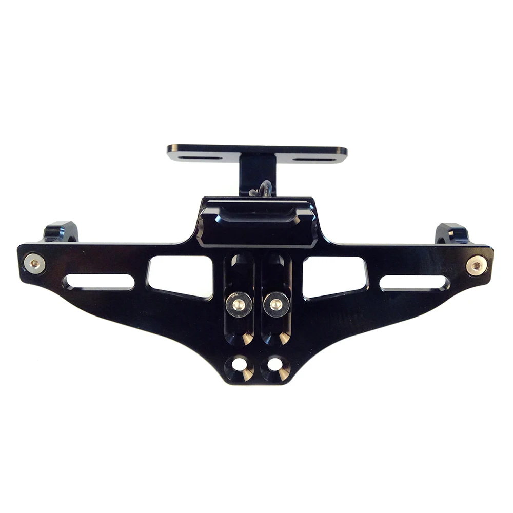 Motorcycle Adjustable Angle Aluminum License Number Plate Frame Holder Bracket Universal For Honda Yamaha Kawasaki suzuki ktm