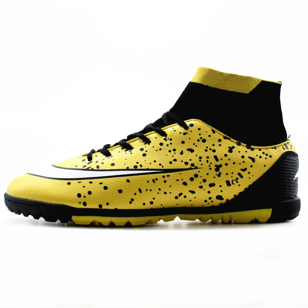 Maultby мужские черные золотые высокие голеностопные бутсы #08G|soccer cleats|indoor cleatsshoes soccer
