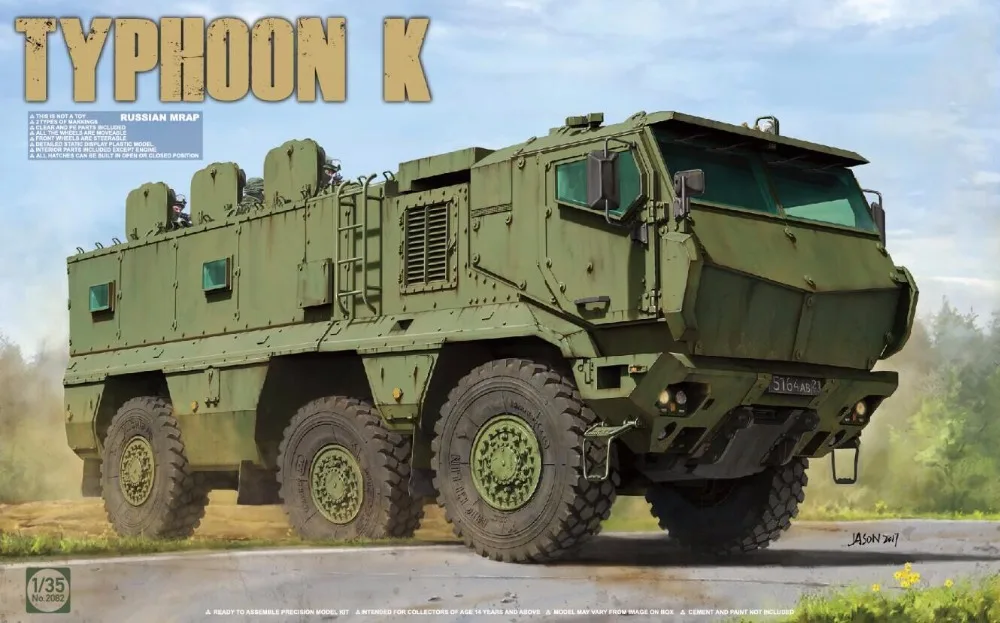 

TAKOM 2082 1/35 Scale Russian Typhoon-K Plastic Model Building Kit