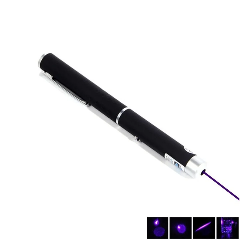 1Pcs-5MW-532nm-Purple-Laser-Pen-Powerful-Laser-Pointer-Presenter-Remote-Lazer-hunting-Laser-bore-Sighter