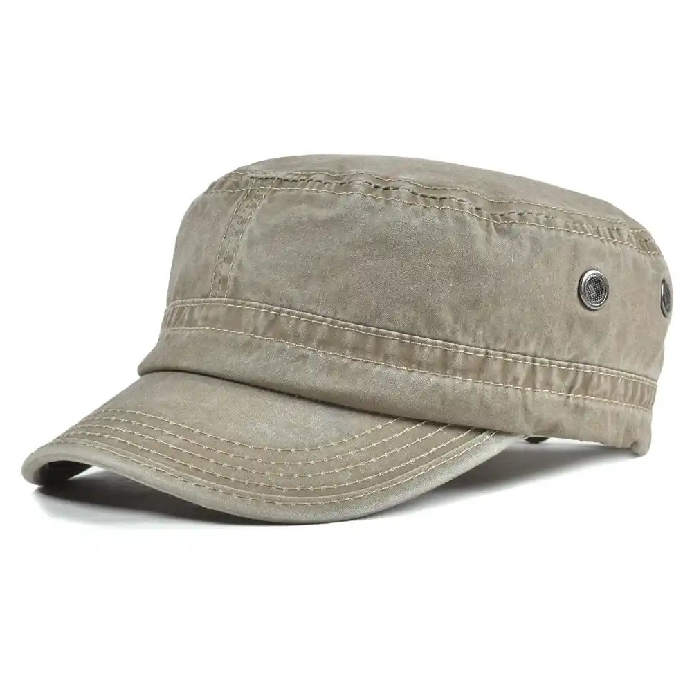 Khaki military cap Outlet
