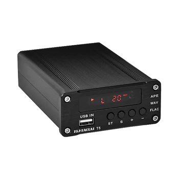 

PJ.MIAOLAI SP3306AL APE Lossless Music Player HiFi Fever Digital Amplifier Optical Coaxial Digital Decoder Output Amplifier