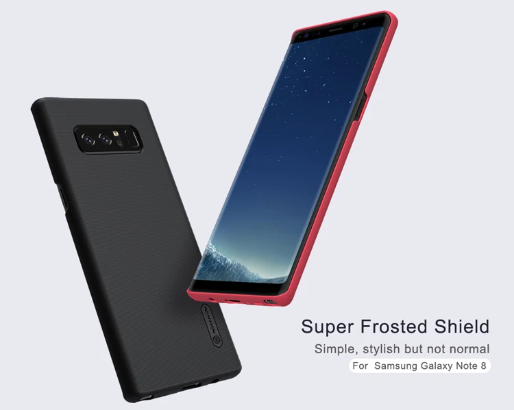 For Samsung Galaxy Note 8 Case NILLKIN Frosted Case For Galaxy Note 8 Note8 Hard Plastic Back Cover With Gift Screen Protector (1)