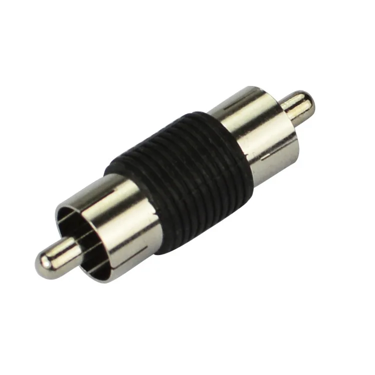 

A Ausuky 1PCS Hot 33MM Male To Male Audio Plug To RCA Jack Audio Adapter Connector -15