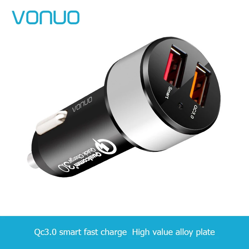 Certified 3.0 Quick USB Car Charger Mobile Phone Car Charger 2