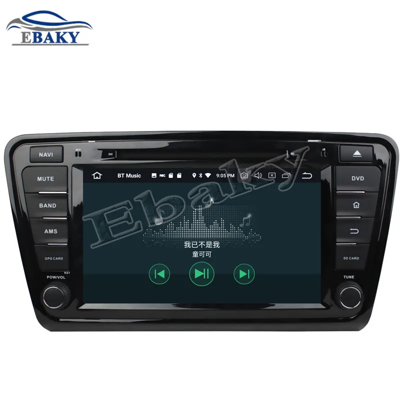 Clearance NaviTopia 8inch 4GB RAM 64GB ROM Octa Core Android 9.0 Car DVD Radio for Skoda octavia 2014 with GPS/wifi/Bluetooth 22