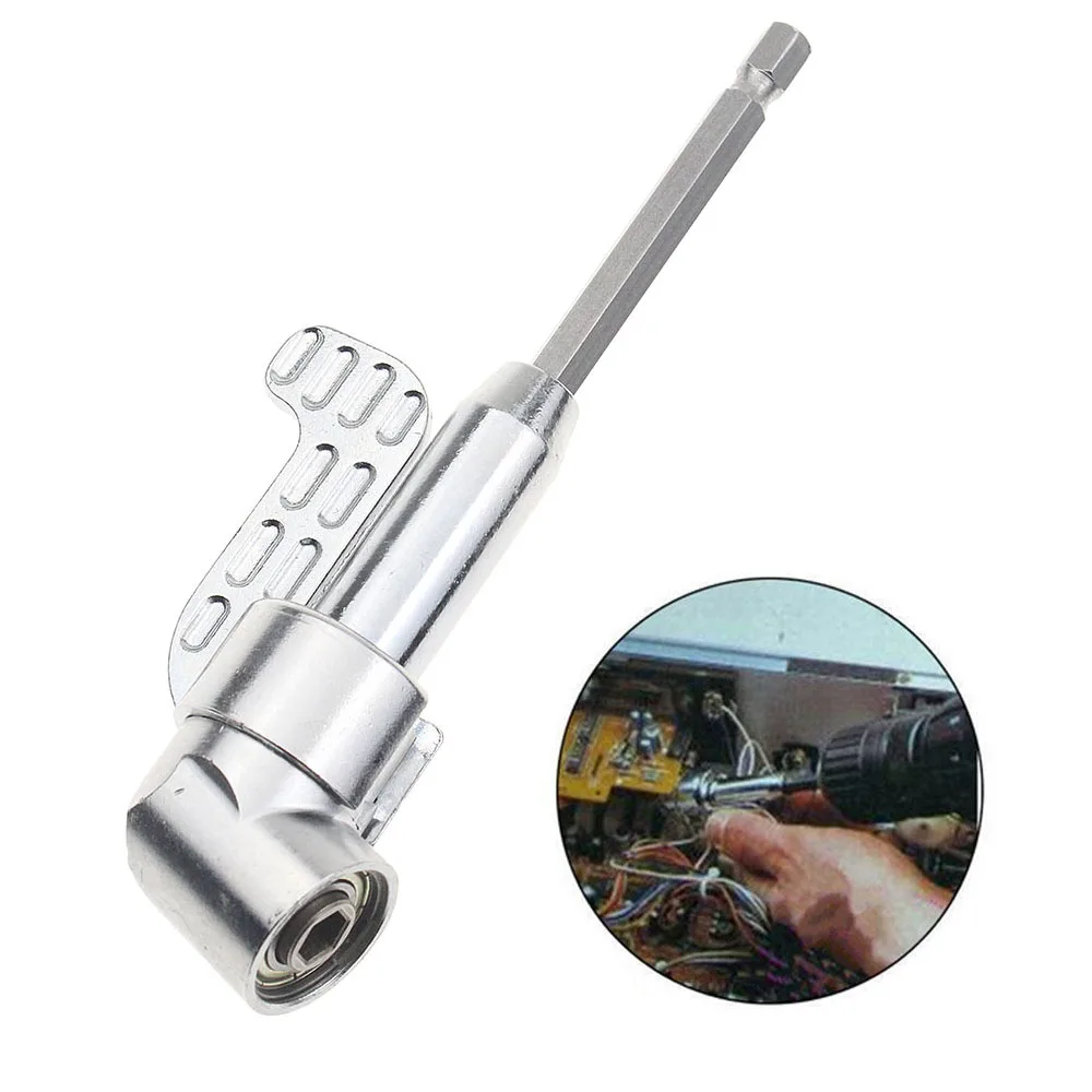 1/4 Inch 105 Degree Adjustable Angle Bit Driver Adapter Screwdriver