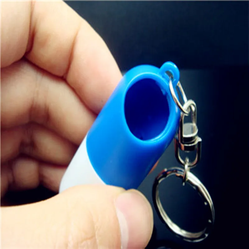 

New High Quality Portable WaterProof Mini Plastic Keychain Tablet Storage Box Bottle Case Holder