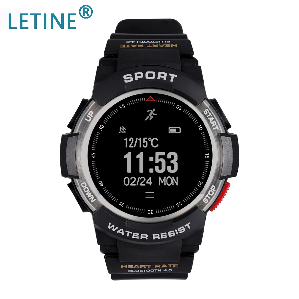 

Multi Sport Modes Smart Watch F6 Outdoor Bluetooth Watch IP68 Waterproof Heart Rate Sleep Monitor Remote Camera Wristwatch