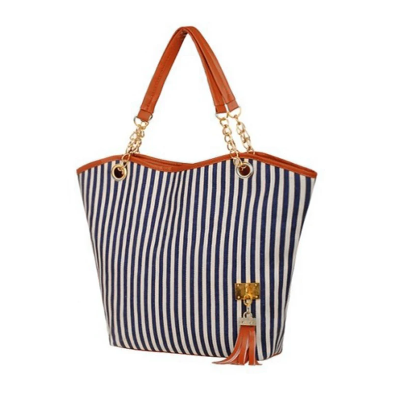 

Women Handbags Ladies Canvas Shoulder Bags Striped bolsa sac clutch bolsos tote tas big mini purse large for feminina 2018 main