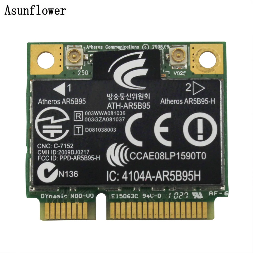 Atheros AR5B95 беспроводная WiFi WLAN карта для hp G42 CQ42 G62 CQ62 605560-005 PCI-E