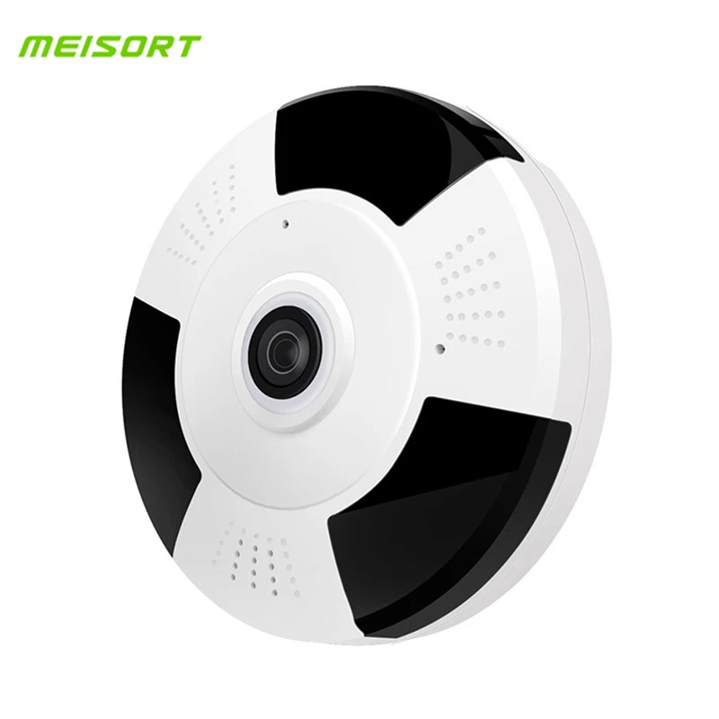 

Meisort 1080P HD Wifi IP Camera 360 Degree Wireless Fisheye Panorama Camera IR Night Vision Home Security Surveillance Camera