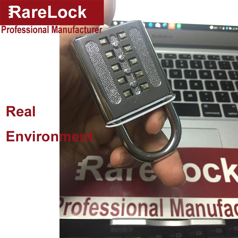 Rarelock ZS74 Противоугонная Кнопка комбинированный навесной замок цифровой замок с паролем для спортивного шкафчика ящика шкафа двери DIY Аппаратные средства