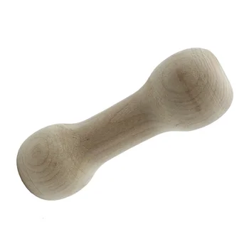 

Top Golden Retriever Wood Dumbbell Dogs Training Chewing Toys K9 Teething Aid Fetch