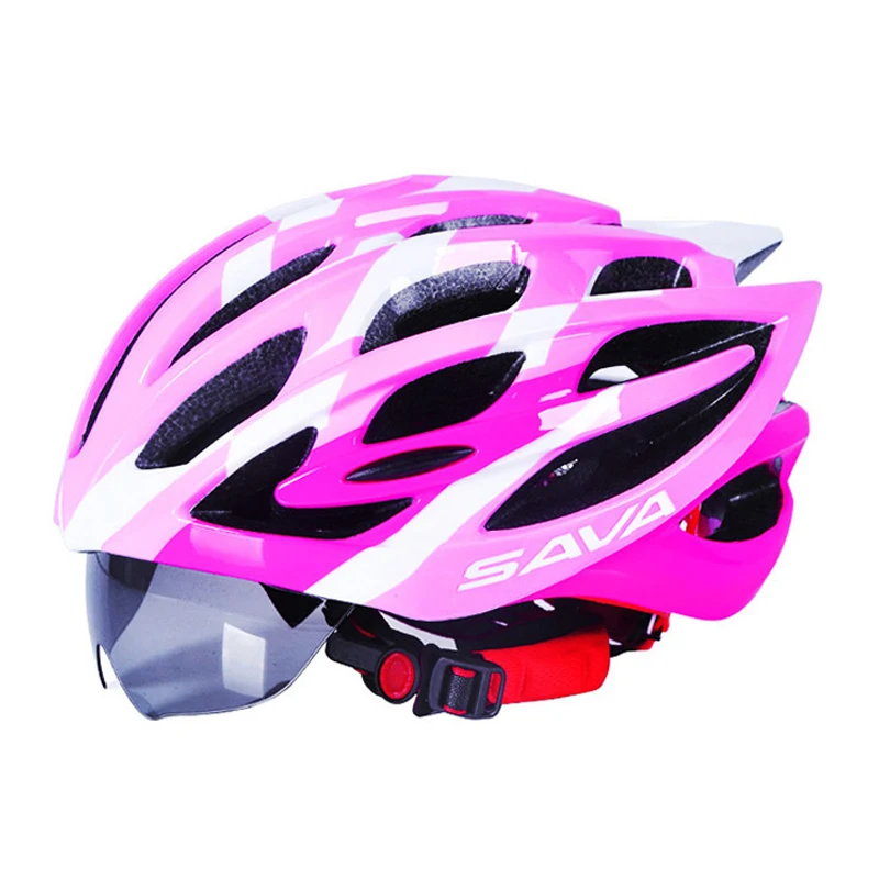 SAVA Girl helmet Bike Helmet Cycling girl bicycle helmet with Sunglasses Bicycle Helmets Bike