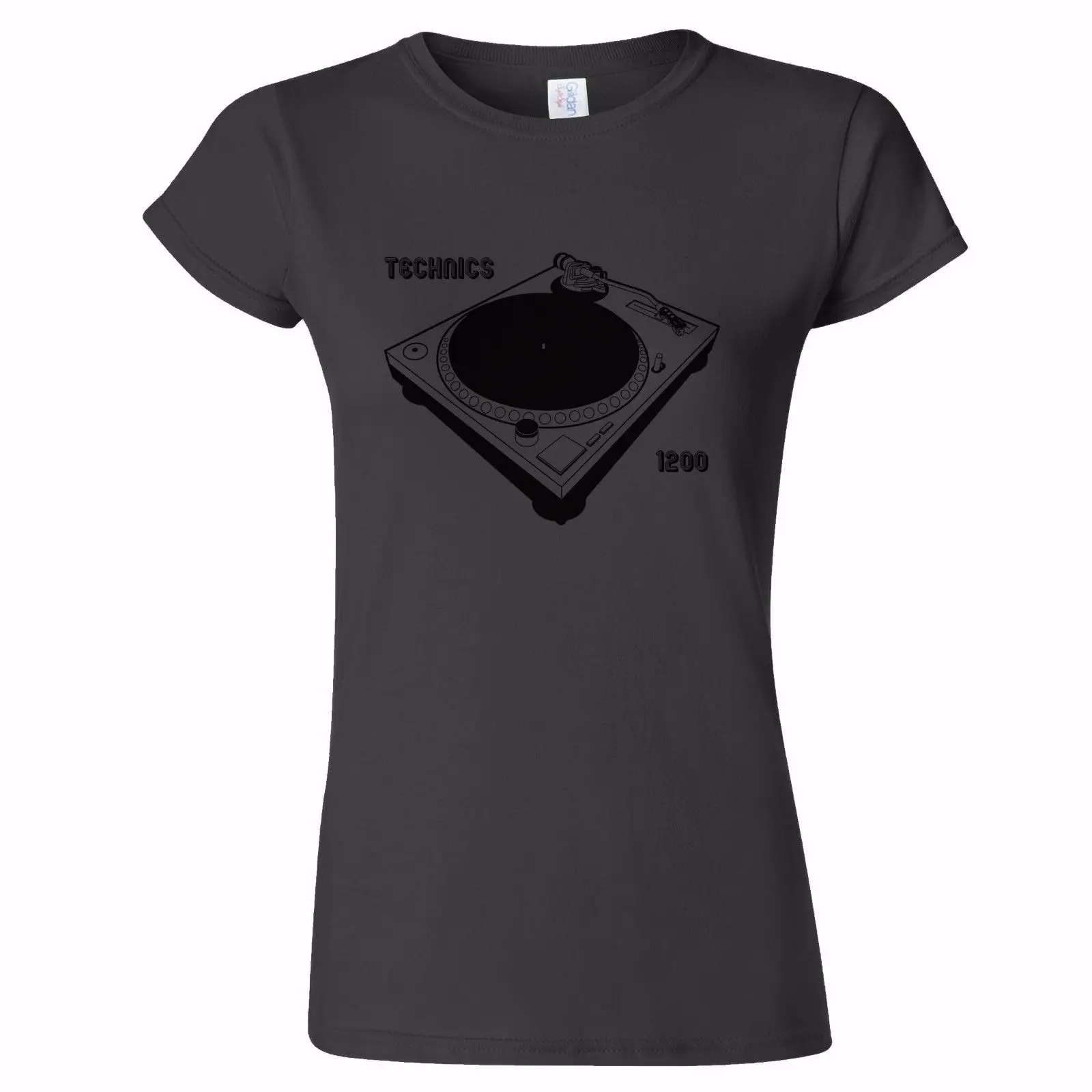 

TECHNICS 1200 DECKS WOMENS/MENS T SHIRT CLASSIC RETRO DJ TECHNO HIP HOP MIX GIFT Top Tee 100% Cotton Humor Men Crewneck